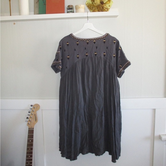 Orange Creek Charcoal Embellished Midi Dress - Picture 3 of 3